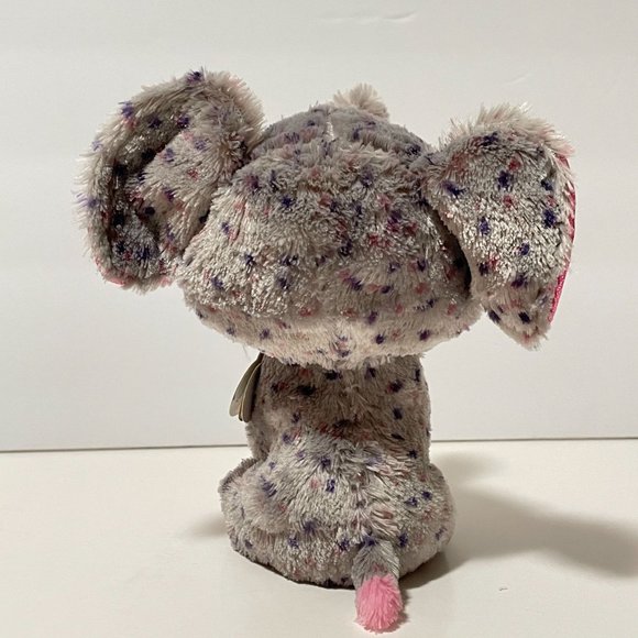 TY Beanie Boos Plush Specks Elephant Stuffed Animal Glittery Eyes Toy with Tag - Picture 7 of 13